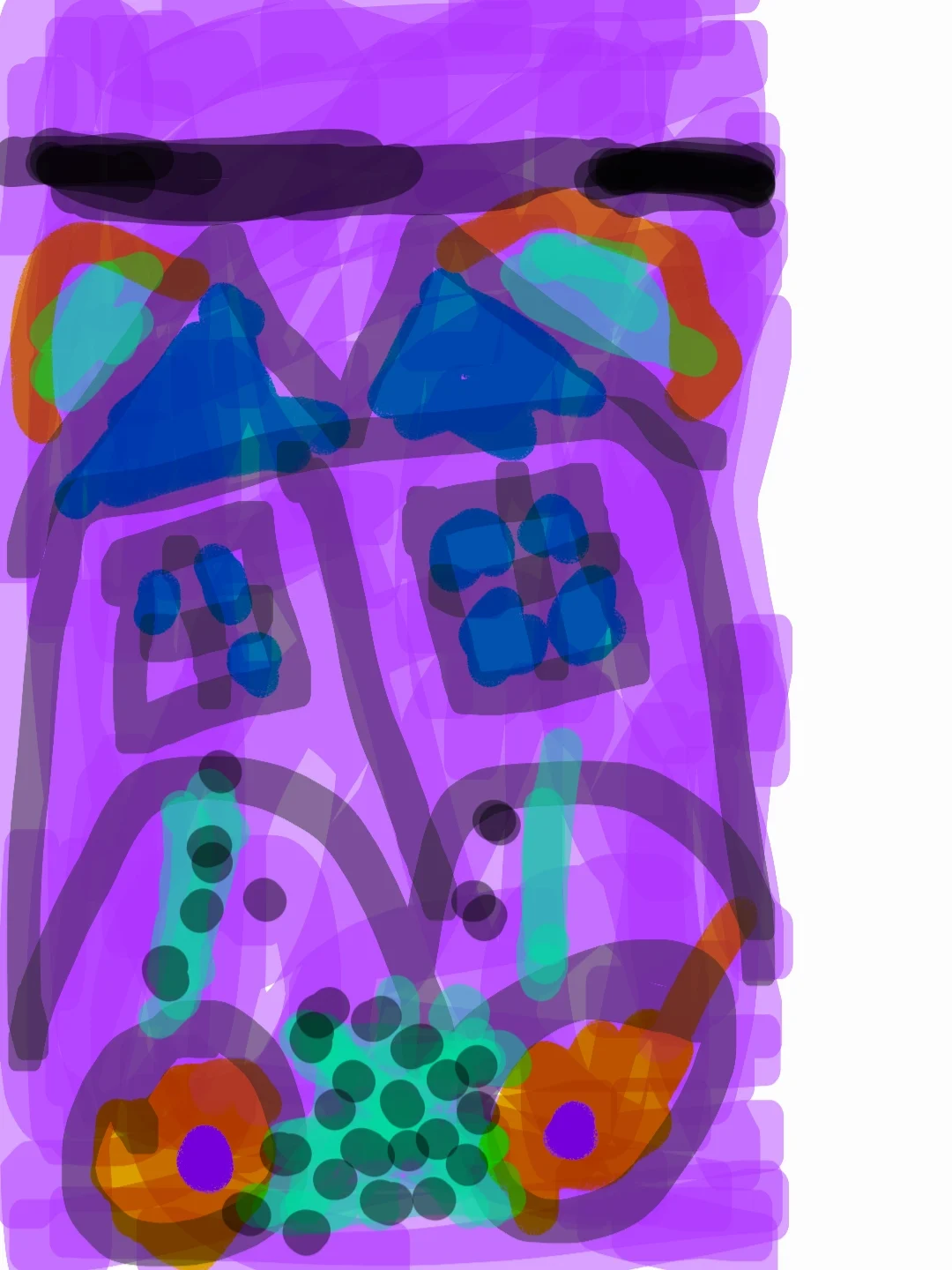 Drawing titled My home by Victoria, age 11
